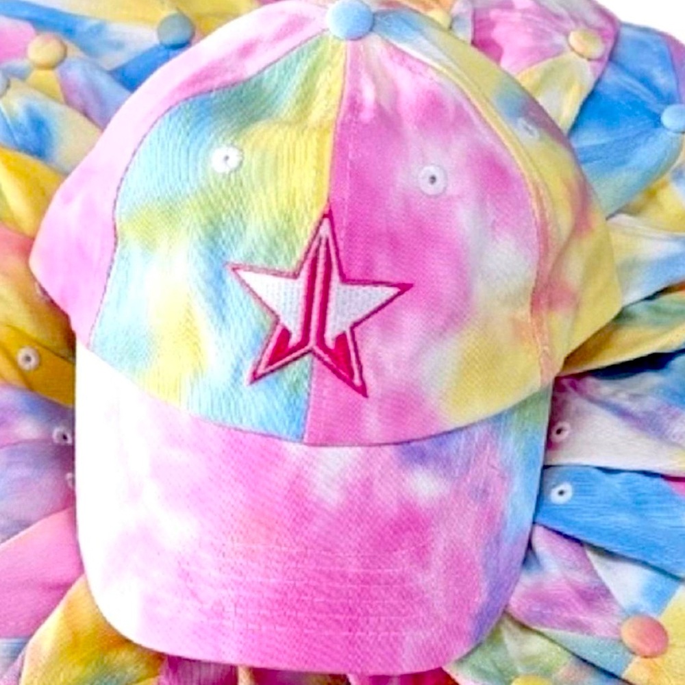 Jeffree Star~ Colorful Tie-Dye Star Cap